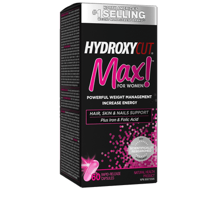 Max! Weight Loss Supplements for Women, Boosts Metabolism & Energy, Hair, Skin