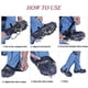 thumbnail image 3 of Crampones de acero inoxidable de 18 dientes para exteriores, cubierta para zapatos para nieve y hielo, garra para nieve, pesca en hielo, cadena para zapatos de ciudad, para caminar en invierno,, 3 of 5