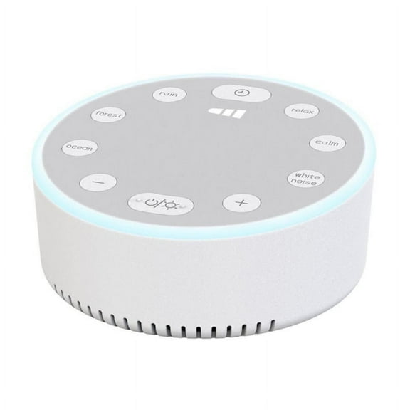 White Noise Sound Machine for Adults Baby Kids with 6 Soothing Sleep Sound Timer Portable for Relaxation