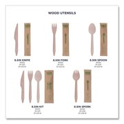 General Purpose Spoon Wood Cutlery - Natural (500/Carton)