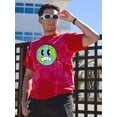 thumbnail image 2 of Toon Style Worried World Tie Dye Crystal Men -Image by Shutterstock, Male Medium, 2 of 4
