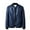 Mens Jackets & Coats Blue, variant on Leather Jackets for Men Plus Size M-6XL Full Zipper Up Coats Trendy Long Sleeve Solid No Hood Business Outerwear Jacket with Pockets