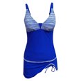thumbnail image 4 of Trajes de baño de talla grande para mujer, traje de baño fruncido con control de barriga, traje de baño, Bikini Fridja  nalpqowj58617, 4 of 7