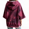 thumbnail image 3 of Stralyhd Halloween Print Hoodies for Women Spooky Hooded Sweatshirt All‑over Print Loose Fit Pullover Hoodie Daily Wear Blouse S, 3 of 3