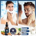 thumbnail image 3 of Beard Grooming Kit 6/8/9 Piece Set Sandalwood Razor Scissors Growth Oil Dual-Sided Comb Care Bag (8PCS), 3 of 4
