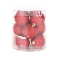 thumbnail image 2 of 12pcs Glitter Christmas Ball Baubles Xmas Tree Hanging Home Decorations Ornaments Balls New Year, 2 of 2