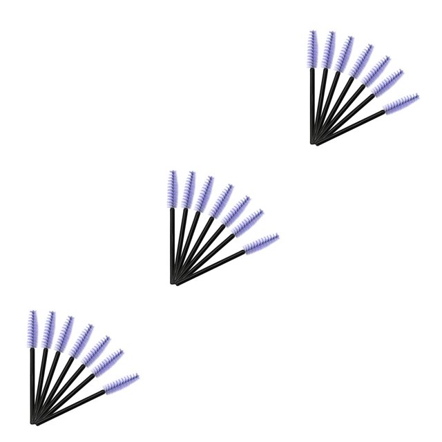 Seitruly Paquete de 50 cepillos para pestañas, varitas desechables de nailon para rímel, extensión de pestañas coloridas, herramienta Type1 NO1