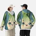 thumbnail image 5 of Picia Adorable Kawaii Fennel Character Women's Men's UPF 50+ Sun Protection Hoodie Shirt Long Sleeve SPF Fishing Outdoor UV Hiking Lightweight Shirts-3X-Large, 5 of 9