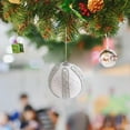 thumbnail image 4 of White Christmas Balls Ornaments Shatterproof Christmas Balls Ornaments for Christmas Tree Christmas Gifts for Holiday Wedding Party Decor Christmas Decoration Clearance, 4 of 6
