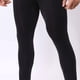 thumbnail image 5 of Pantalones moldeadores para hombre, sólidos, transpirables, absorbentes del sudor, térmicos, de fitness, de alta elasticidad, para yoga, largos, de licra., 5 of 8