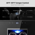thumbnail image 5 of Yeego 8 Bottle Wine Refrigerator Cooler, Freestanding Small Mini Wine Cellar with Digital Temperature Control Thermoelectric Wine Cooler, Countertop Wine Cooler for Wine Enthusiasts, Black, 5 of 6