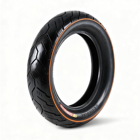 150/80-16 Motorcycle Tire Rear, Black Wall, 4PR 71H Tubeless Street Tire for Cruiser & Touring, High Performance, Enhanced Grip & Wear Resistance