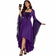 thumbnail image 5 of Women'S Halloween Lace Costume Dress, Medieval Inspired Long Sleeve Party Outfit For Cosplay, Costume Events, Stage Performances, Photo Sessions, Festivals And Themed Dress Up Occasions, 5 of 6