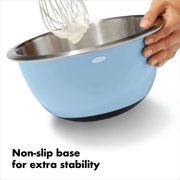 OXO SoftWorks Stainless Steel Insulated Mixing Bowls, Set of 3, Multicolor – Non-Slip Base, Nesting Design