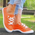 thumbnail image 5 of YLYL Women's Canvas Sneaker Round Toe Slip on Low Top Fashion Casual Comfort Walking Shoes, 5 of 9