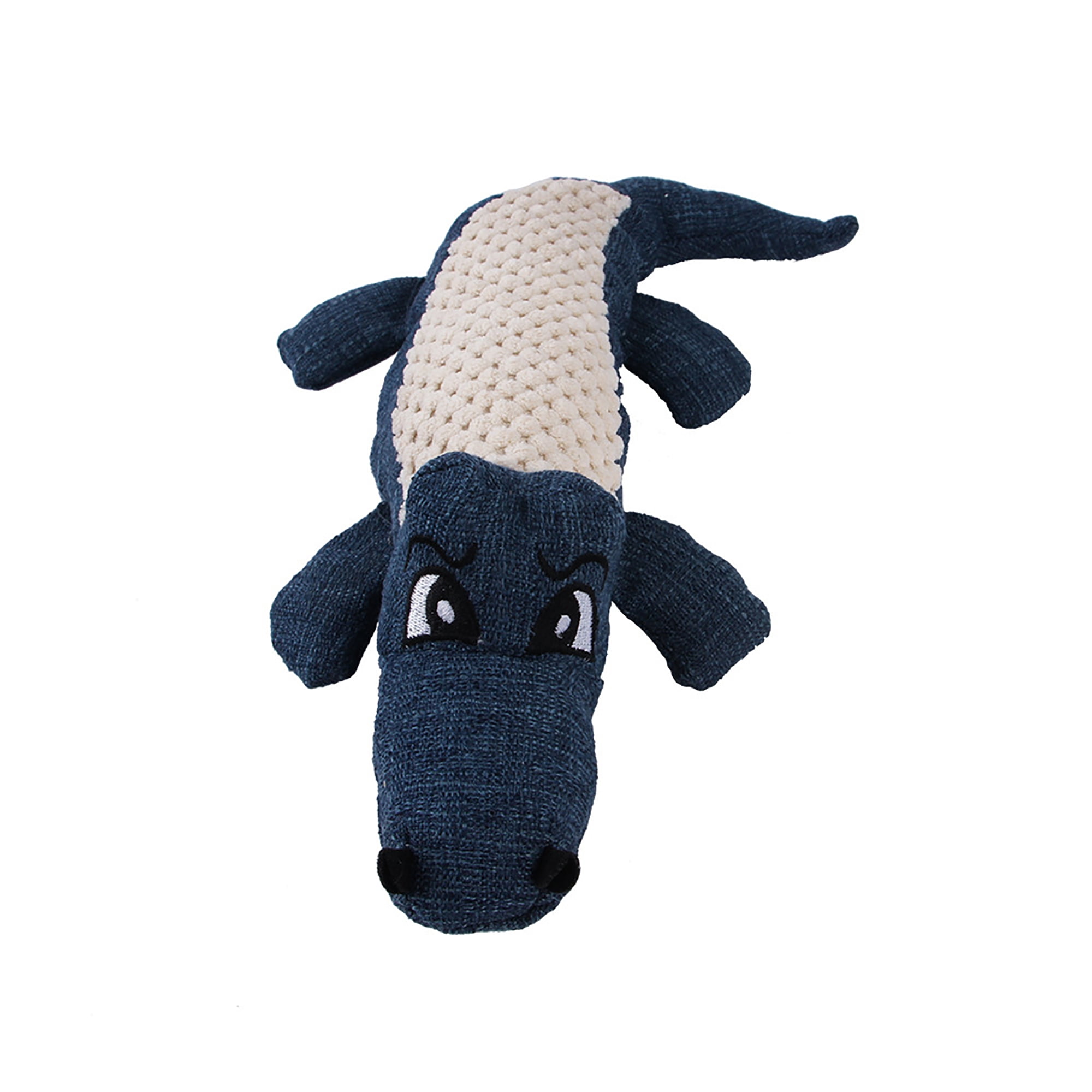 Kepooman Dog No Stuffing Plush Squeaky Toys for Small Medium Large Dog, Durable Dog Cute Animals Chew Toys for Teething Pet, Single, Blue Kepooman Dog No Stuffing Plush Squeaky Toys for Small Medium Large Dog, Durable Dog Cute Animals Chew Toys for Teething Pet, Single, Blue