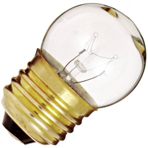 Satco S3606 Incandescent S11 Light Bulb 7.5W 120V 2700K Warm White Light E26 Medium Base Dimmable (25 Pack)