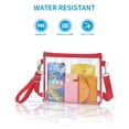 thumbnail image 3 of Bagenius Clear Purse Bolsa transparente aprobada por el estadio con correas extraíbles para el trabajo, eventos deportivos y conciertos, 3 of 5