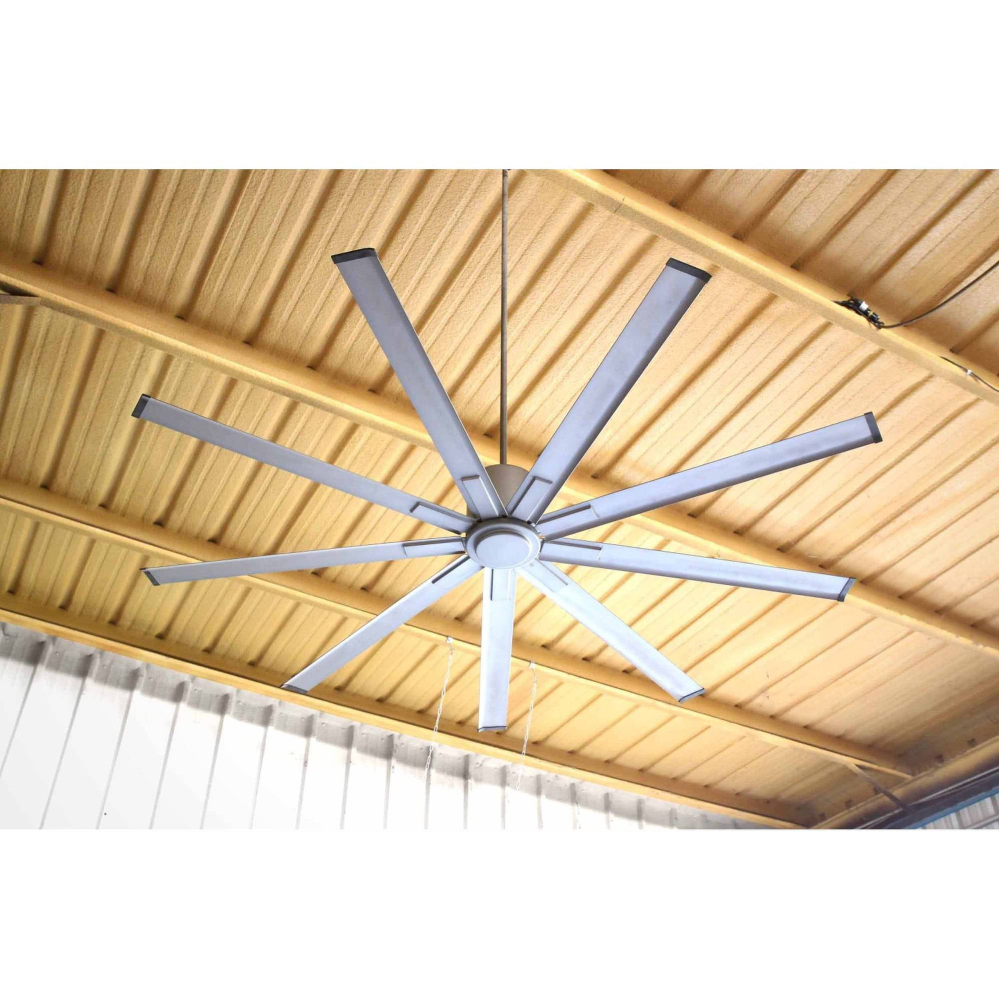 Big Air 96 6 Speed Industrial Ceiling Fan In Brushed Nickel Big Air 96 6 Speed Industrial Ceiling Fan In Brushed Nickel Com