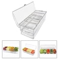 thumbnail image 3 of Yuarrent Multifunction Chilled Condiment Server Durable for Sauce Restaurant Party Almacenamiento y organización del hogar, 3 of 6