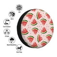 thumbnail image 4 of Naloa Hand Drawn Watermelon PVC Leather Spare Tire Wheel Cover for Car Truck SUV Camper Trailer Universal Fit many size17 inch, 4 of 6