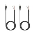 thumbnail image 1 of 2Pcs Lossless Audio Transmission RCA to Bare Wire Cable for Speaker AV Receiver, 1 of 6