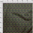 thumbnail image 2 of oneOone Viscose Chiffon Fabric Leaves & Floral Block Printed Craft Fabric BTY 42 Inch Wide, 2 of 4