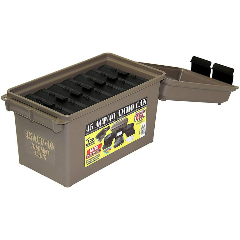 MTM Ammo Can Combo AC11 Polymer Dark Earth 4 Flip-Top Ammo Boxes