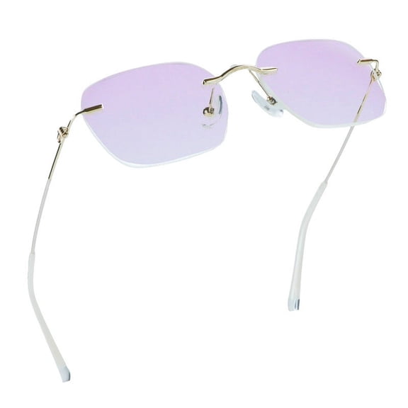 LifeArt Blue Light Blocking Glasses, Computer Reading Glasses, Anti Blue Rays, Reduce Eyestrain, Stylish for Men and Women(White, 1.00 Magnification)