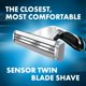 thumbnail image 4 of Cartuchos de repuesto para rastrillo Gillette Sensor Excel para hombre, 30 piezas, 4 of 8