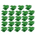 thumbnail image 1 of Naiovety 24 Piezas Invernadero Abrazaderas Cubierta Película Aro Clips Hogar Exterior Jardín y Patio, 1 of 6
