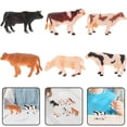 thumbnail image 4 of 6pcs Miniature Cattle Garden Ornaments Mini Farm Scene Cattle Adornments, 4 of 8