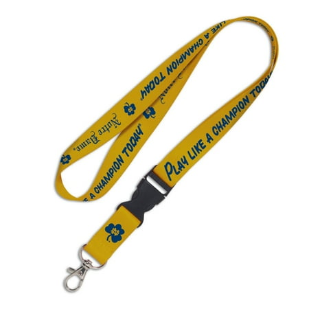 Notre Dame "p.l.a.c.t" Lanyard (detachable Clip)
