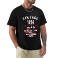 thumbnail image 1 of Camisetas Vintage versátiles para hombres y mujeres ropa de calle informal de manga corta de algodón divertida Harajuku Unisex 1956, 1 of 7
