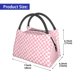 thumbnail image 2 of Fotbe Irregular Plaid Bolsa Térmica Portátil con Estampado, Bolsa de Entrega de Alimentos Aislada, Bolsa Reutilizable de Gran Capacidad para Comidas y Supermercado, 2 of 6