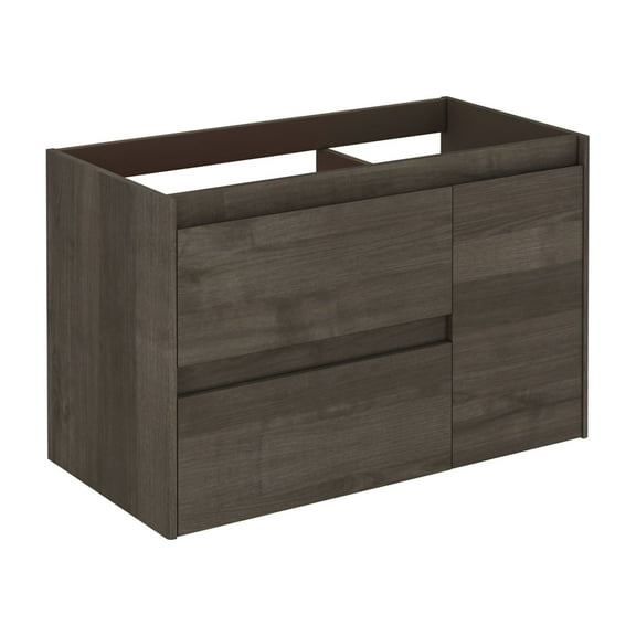 Ws Bath Collections AMBRA 90 SA BASE Ambra 35" Single Wall Mounted Vanity Cabinet Only -