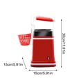 thumbnail image 2 of Electric Popcorn Machine, Portable Basket Popcorn Machine for Popcorn Lover, Easy To Use, Oil-free, Space Saving, Popcorn Machine Gift, A, 2 of 2