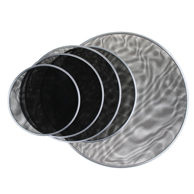 5 unids/pack marco de aluminio percusión silenciosa parches 10 12 14 18 20 pulgadas 10 12 14 14 20 pulgadas kusrkot Cabezal de percusión