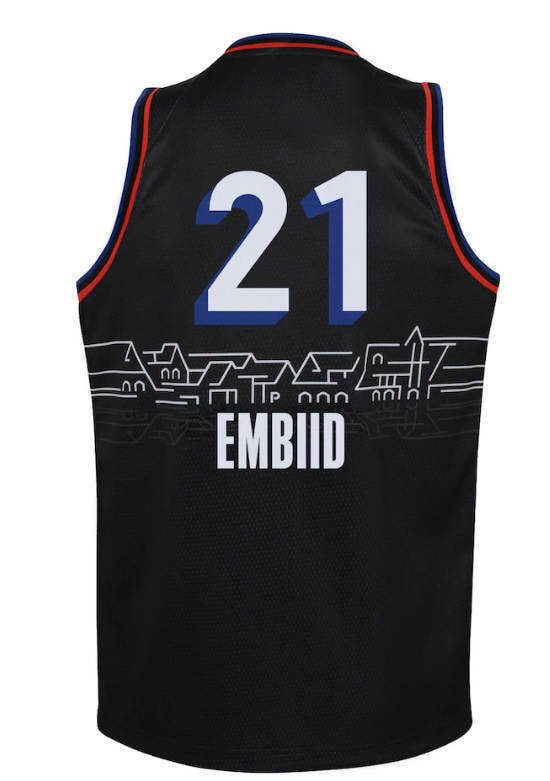 NBA_ jersey Men Basketball Joel Embiid Jersey 21 Ben Simmons 25 Tobias  Harris 33 Allen Iverson 3 Edition Earned City Breathab''nba''jerseys 