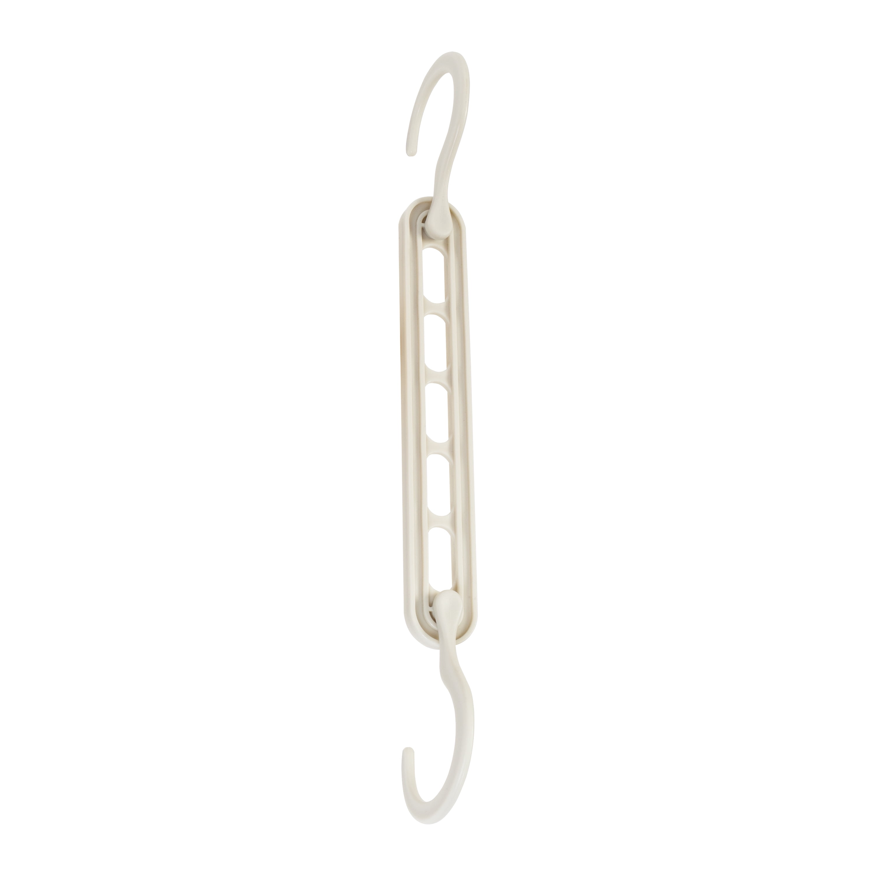Honey-Can-Do Set of 5 Collapsible and 50 Velvet Non-Slip Adult Clothes Hangers, White