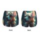 thumbnail image 3 of Balery Cute Flower Chihuahua Puppy Pantalones cortos deportivos para mujer con forro y dos bolsillos, elásticos, para entrenamiento, gimnasio, yoga-Large, 3 of 7
