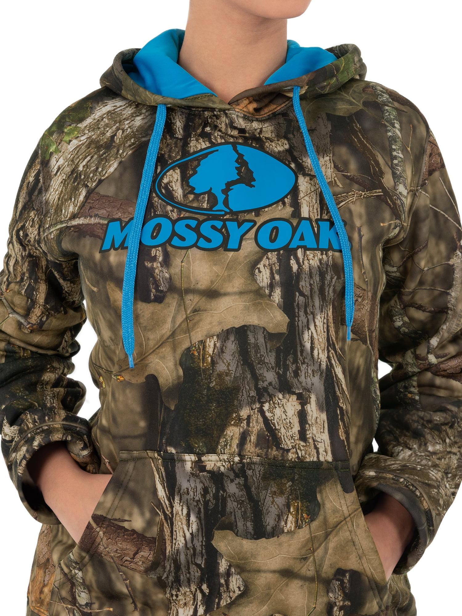 Mossy Oak - Mossy Oak Women's Camo Performance Pullover Fleece Hoodie - Walmart.com - Walmart.com