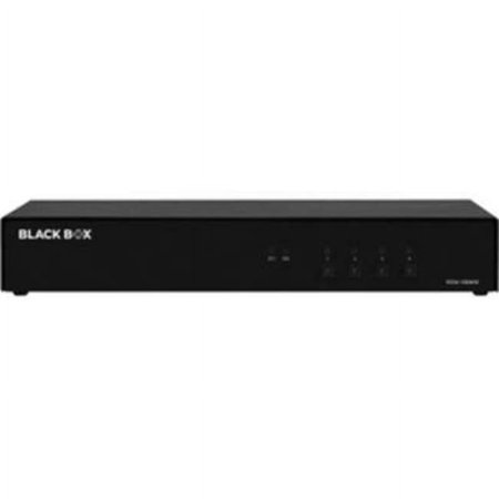 UPC: 0822088152286 | Black Box KVS4-1004HV Single Head 4-Port HDMI DP Combo-If Outside Tape Is Broken Secure KVM Switch