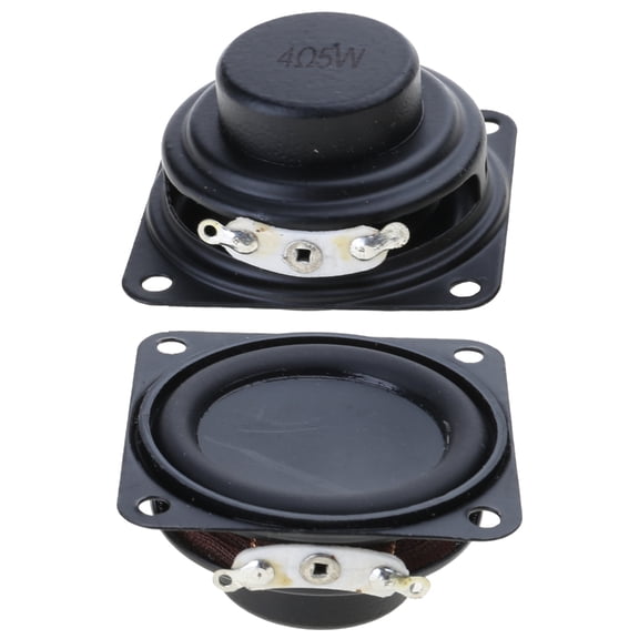 JZROCKER 2Pcs Portable Speakers 4Ohm 5W Speakers Home Theaters Inner Magnetic Rubber Side