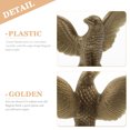thumbnail image 2 of OULII 2Pcs Golden Flagpole Eagle Head Topper Easy Install Flag Pole Accessories Outdoor, 2 of 8