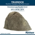 thumbnail image 2 of CrystalClear TrueRock Fake Fiberglass Rock, Large, Greystone, 33 x 24 x 20, 2 of 6