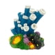 thumbnail image 1 of Adorno de Coral de burbujas, decoración práctica de escondite de cangrejo ermitaño, decoración decorativa para pecera, decoración de resina para pecer Azul, 1 of 8