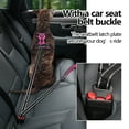 thumbnail image 4 of PoyPet Dog Leash 5 Ft with Soft Padded Traffic Handle, Reflective Dog Leashes with Car Seat Beltand, Pink, 4 of 7