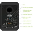 thumbnail image 5 of Kanto REN MB Bluetooth Powered Bookshelf Speakers - Matte Black Pair with 4 Year Amber Protection Plan (2024), 5 of 9
