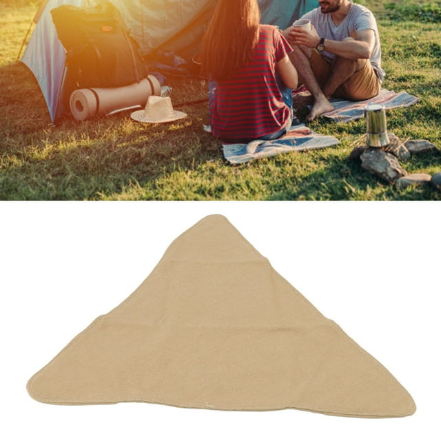Tripod Stool Cloth, Anti Scratch Foldable Canvas Portable Folding Triangle Stool Cloth for Camping, Fishing, Hiking